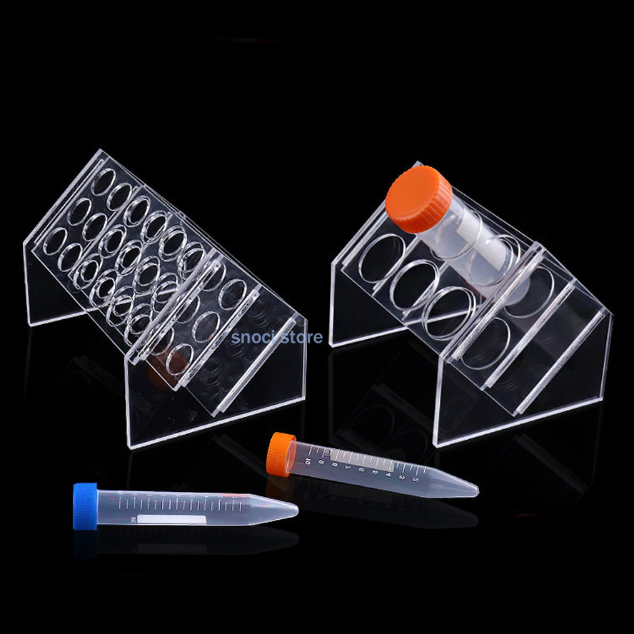 Slant Rack Acrylic Test Tube H - Centrifuge Tube Rack avaliação e preço