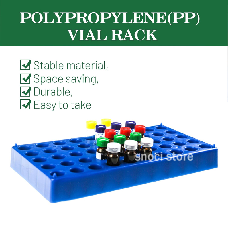 Plastic Vial Rack 50 Holds Sui - Centrifuge Tube Rack avaliação e preço