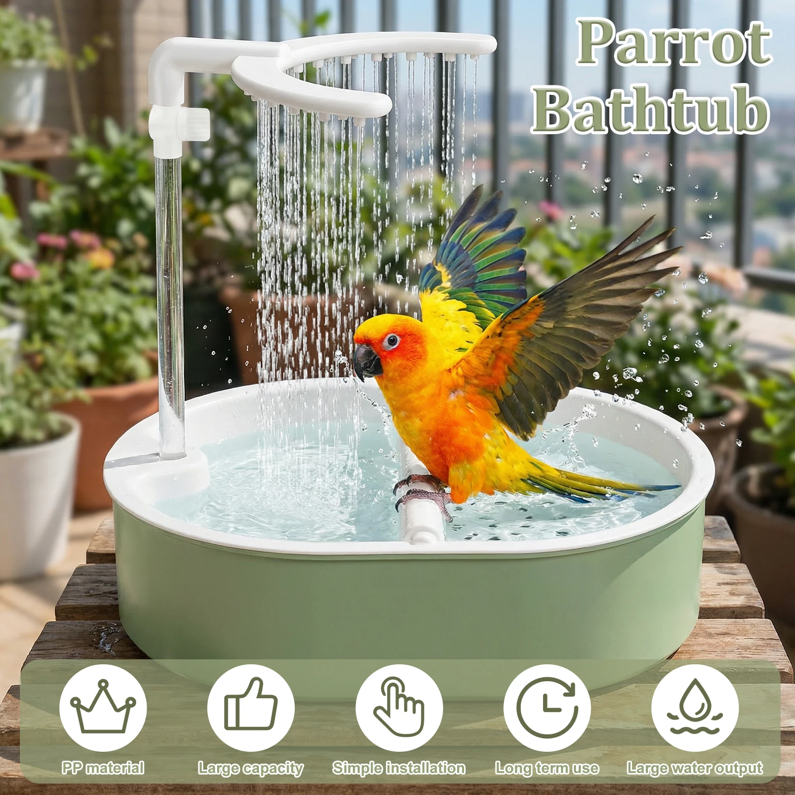 Bird Automatic Shower Parrot P - Water Bath Laboratory avaliação e preço