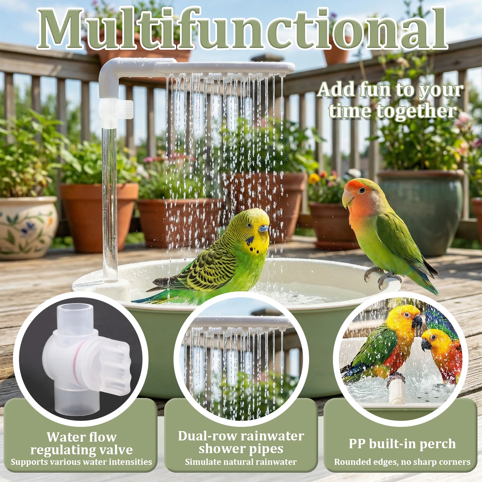 Bird Automatic Shower Parrot P - Water Bath Laboratory avaliação e preço