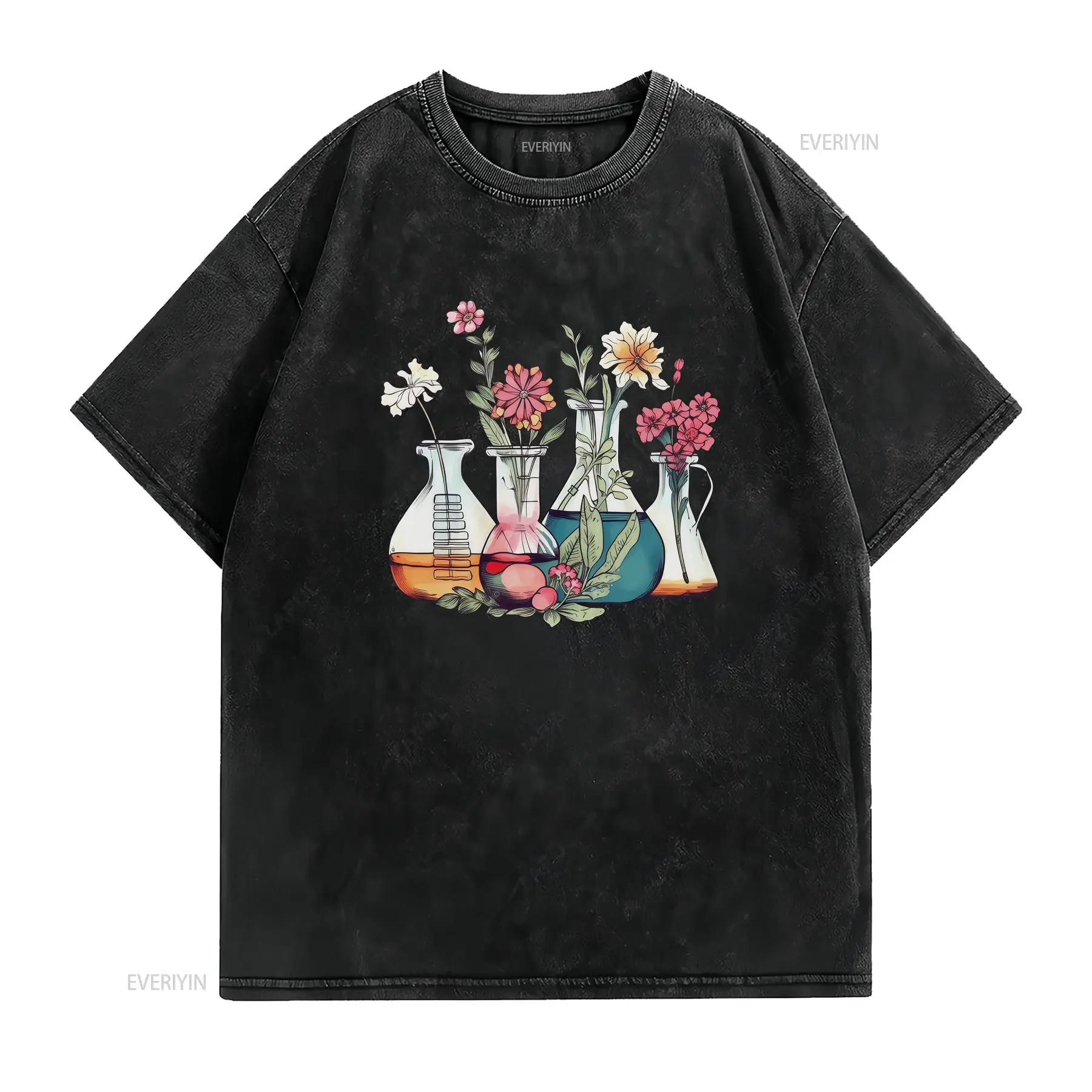 Laboratory T Shirt Floral Beak - Medical Laboratory Technician avaliação e preço