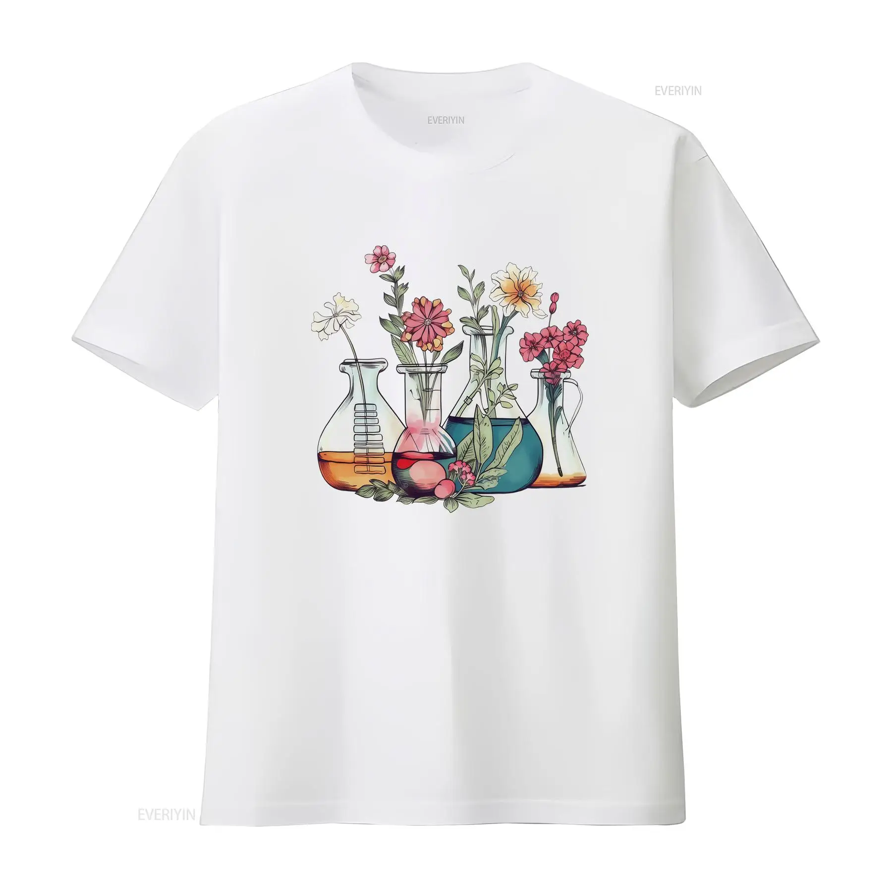 Laboratory T Shirt Floral Beak - Medical Laboratory Technician avaliação e preço